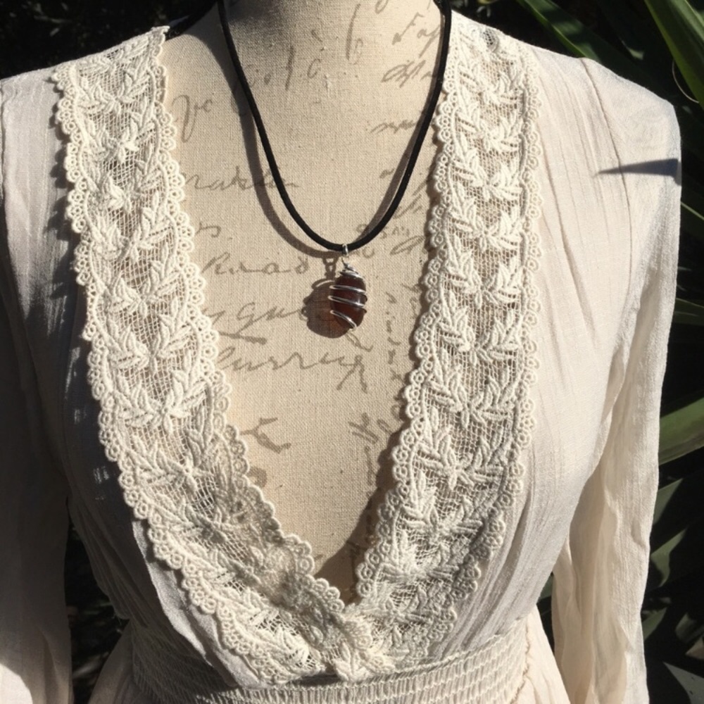 New! Crochet Trimmed Dress - Picture 3 of 6